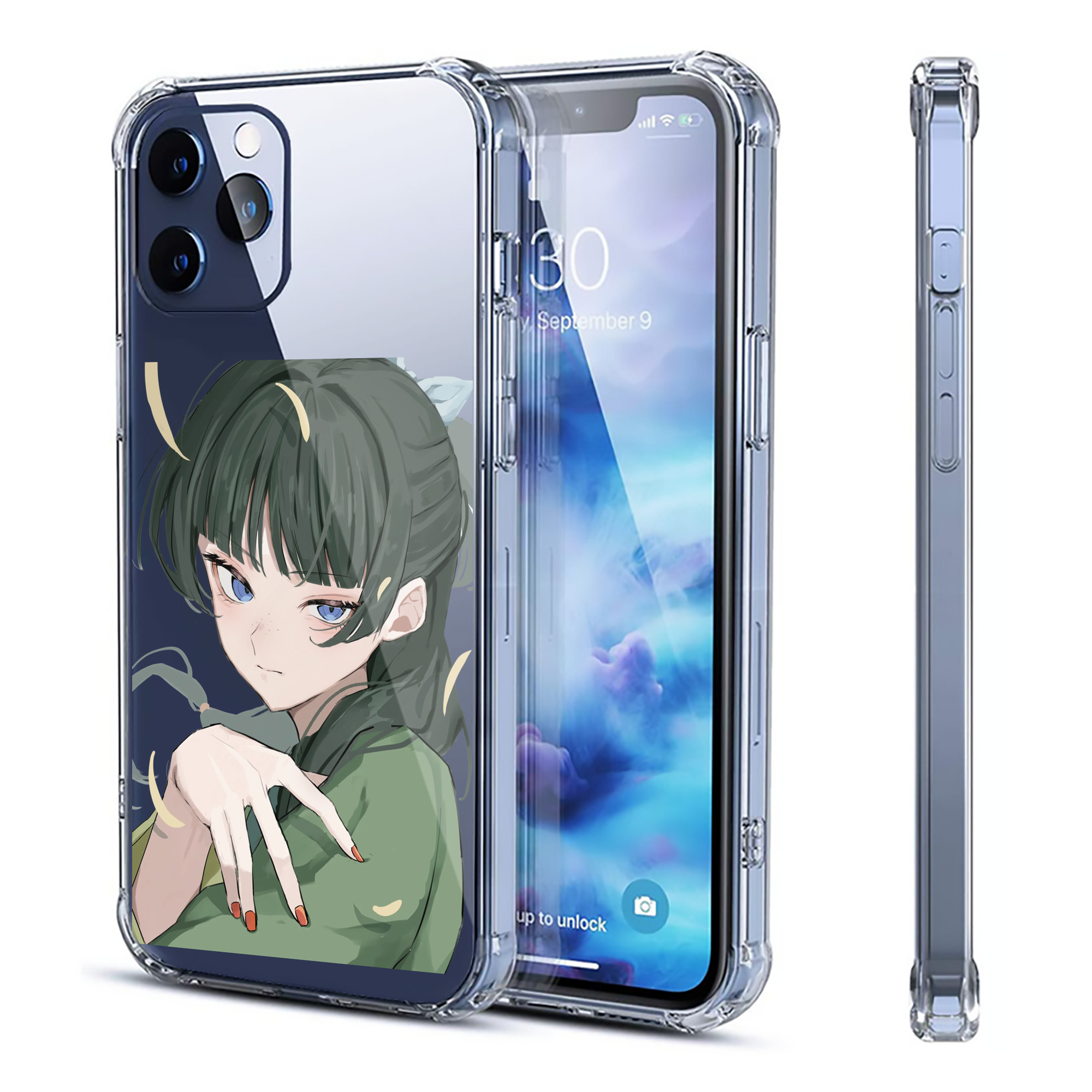 （画像用） 薬屋のひとりごと The Apothecary Diaries 【iPhone 12シリーズ対応】透明スマホケース（クリアソフトケース）
